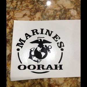 USMC vinyl decal